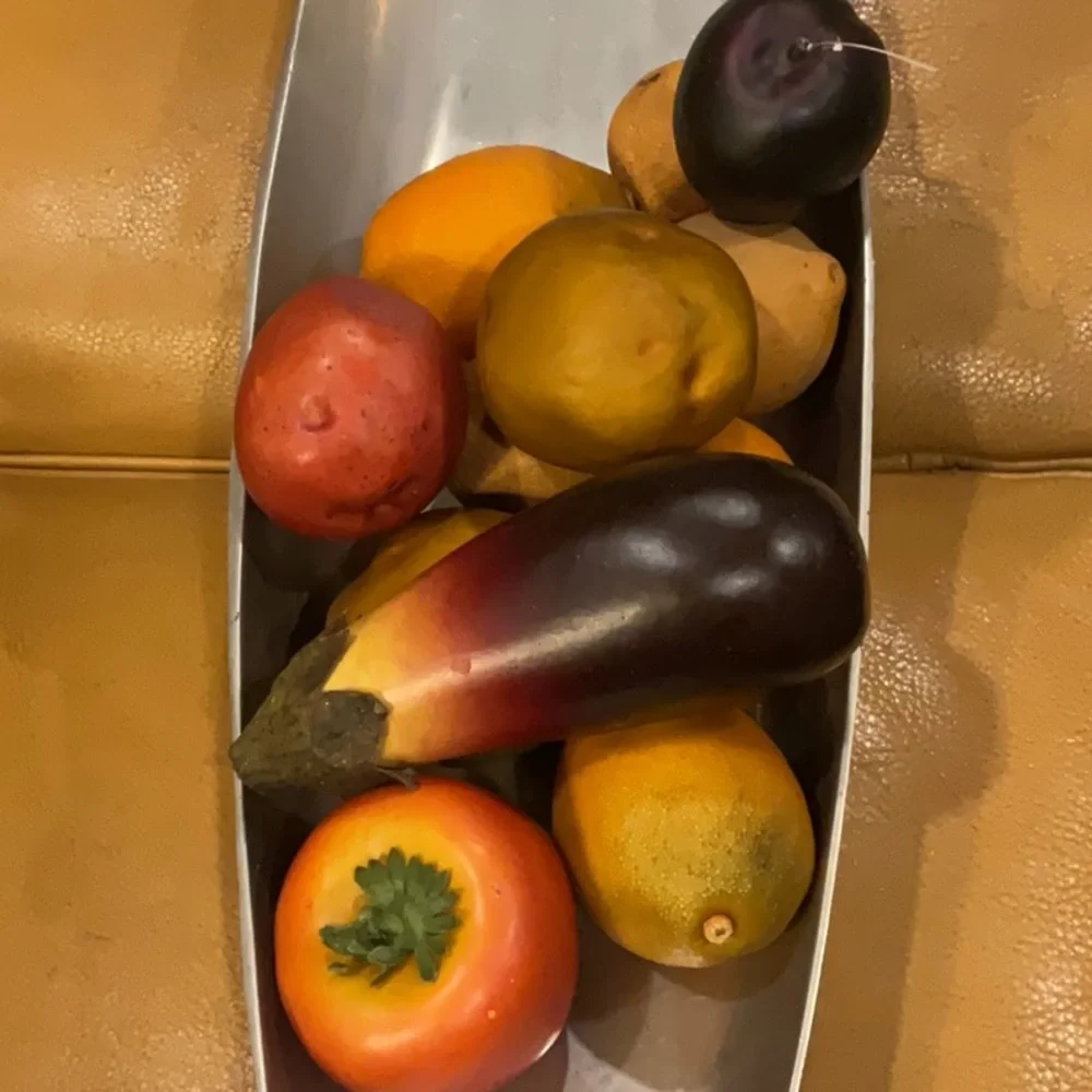 Realistic Artificial Faux Vegetables/Fruit Prop Display Lot/12 Staging Decor